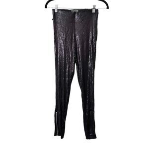 WHISTLES Sequin High Waist Leggings‎ Sz 6